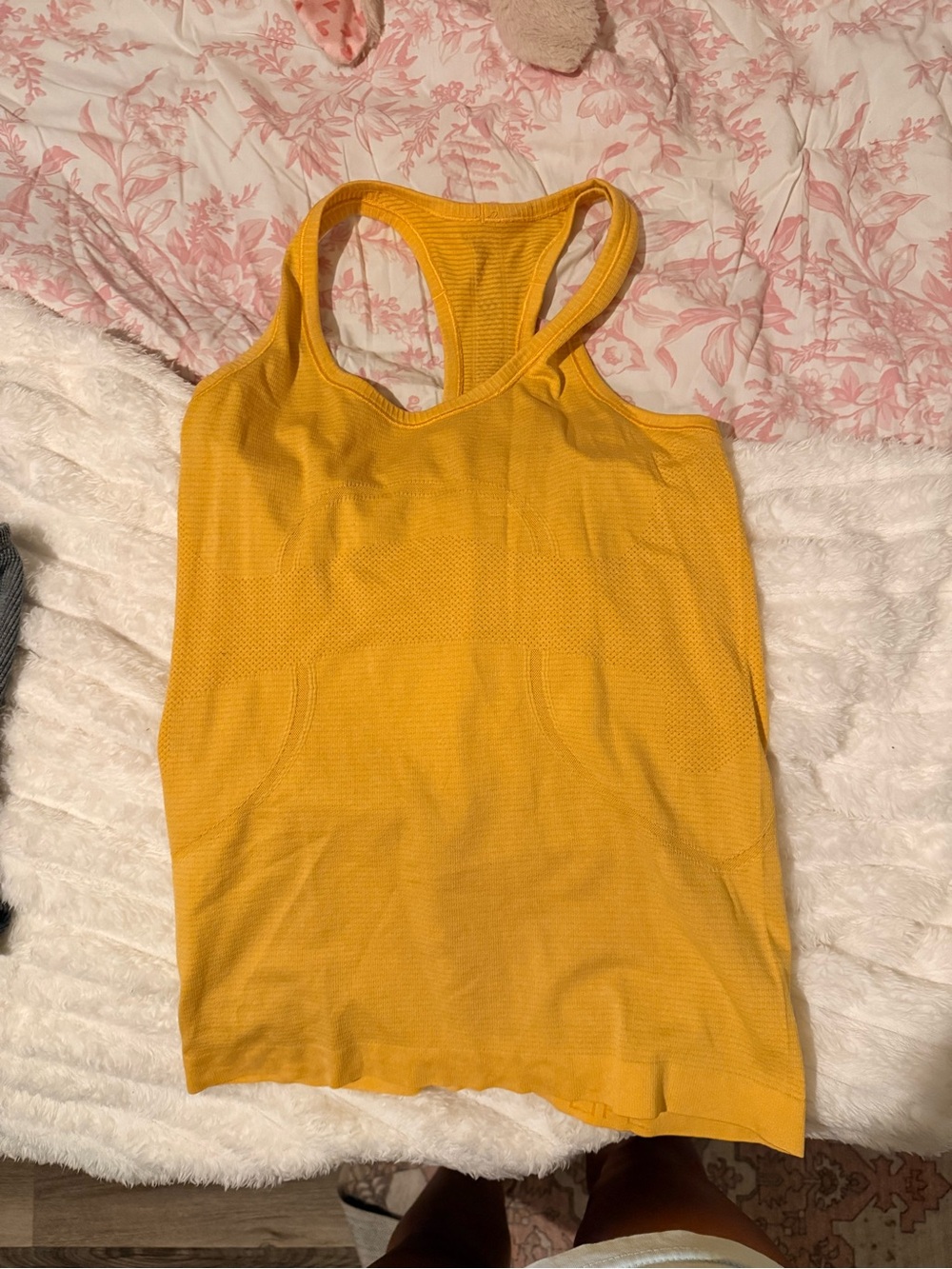 lululemon athletica Yellow Racerback Tank